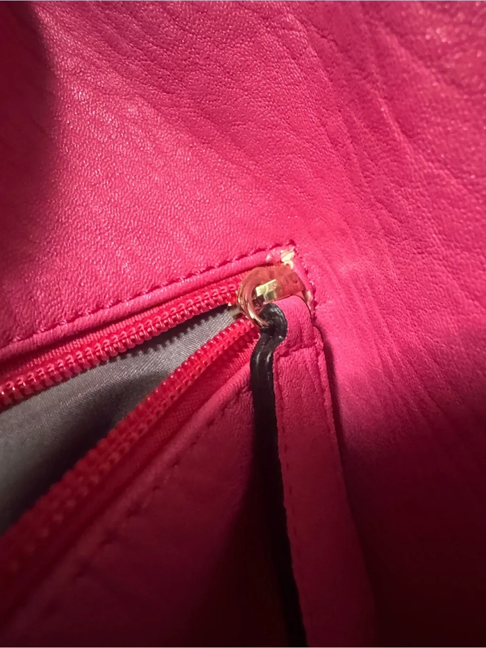 Hot Pink Studded Hobo Shoulder Bag